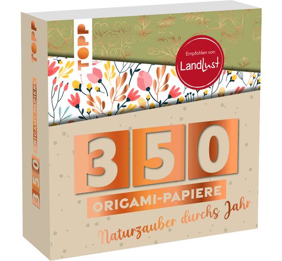 350 origamipapieren "Faltzauber durchs jaar"