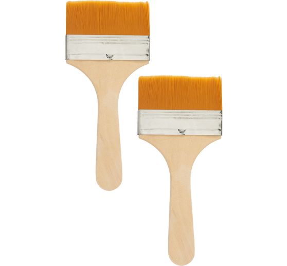 VBS Acryl Flachpinsel, 7,8 cm breit, 2 St&uuml;ck