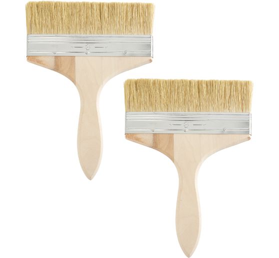 VBS Borstelpenseel "Modler", extra breed, 16 cm, 2 st.
