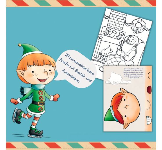 24 brieven van de Kerstman "Adventskalender Post"