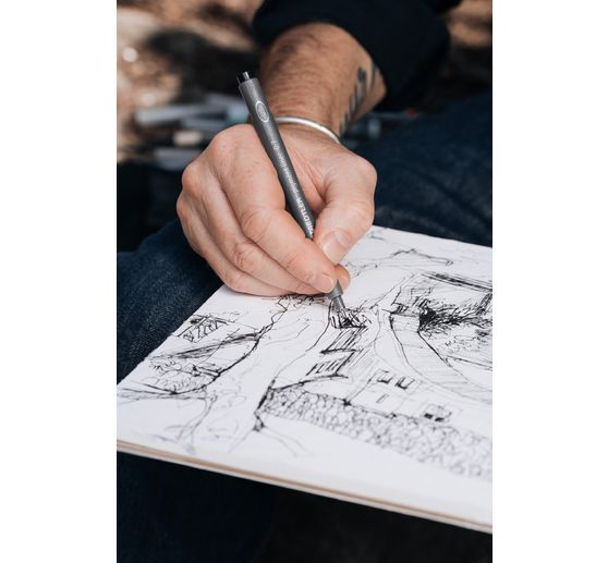STAEDTLER Pigment Liner, Schwarz, 6er-Set