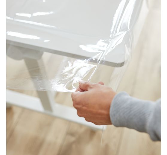 VBS Tischschutzfolie, transparent, 140 x 180 cm