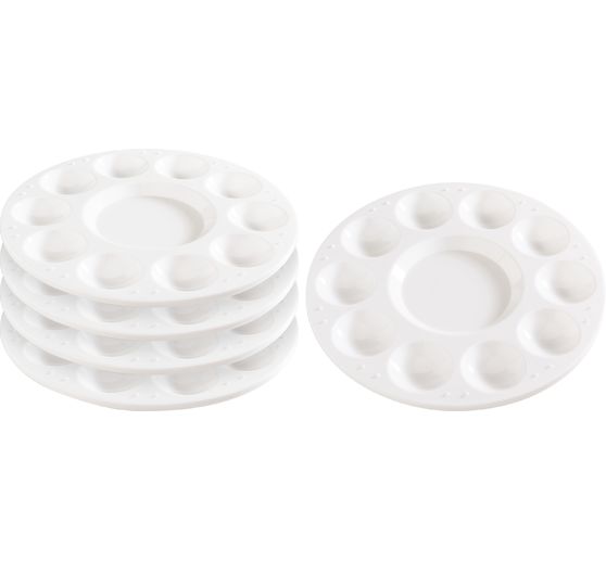 VBS Farbmischpalette "Rund", &Oslash; 17 cm, 5 St&uuml;ck
