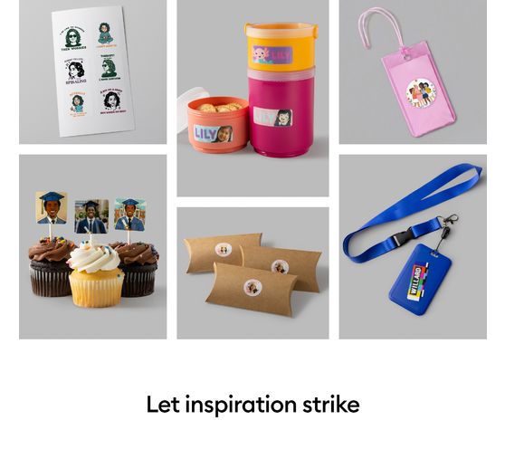 Cricut StickerPix Print Set "Sticker sheets", 55 pcs.