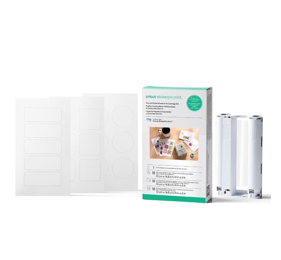Cricut StickerPix Print Set "Sticker sheets", 55 pcs.