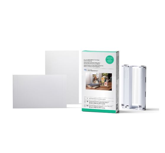 Cricut StickerPix Print Set "Fotopapier + Stickerb&ouml;gen", 55-tlg.