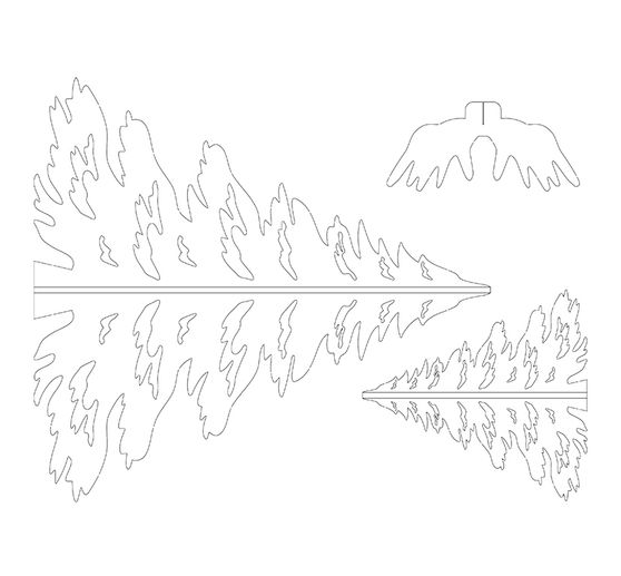 Décor en papier « Elans »