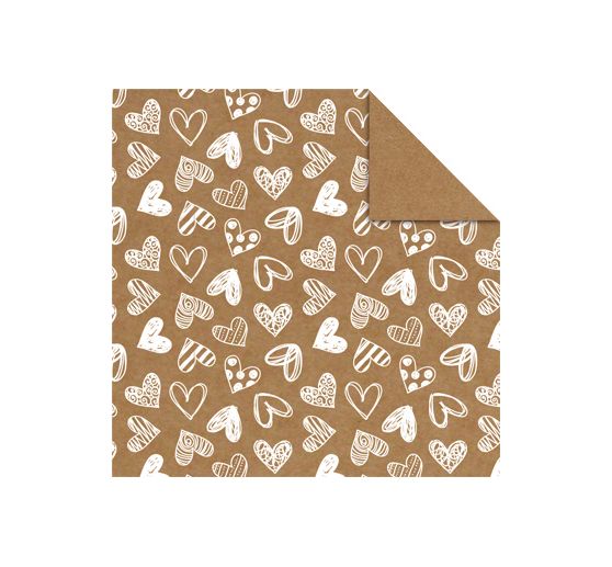 Feuilles de pliage « Noël papier kraft »