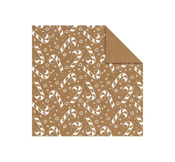 Feuilles de pliage « Noël papier kraft »