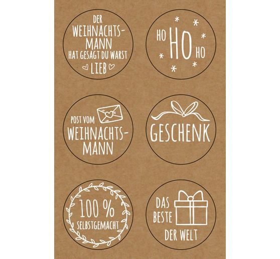 Sticker "Kerstmis post"