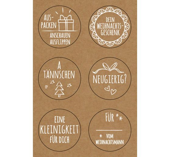 Sticker "Kerstmis post"