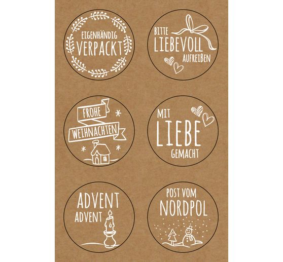 Sticker "Kerstmis post"