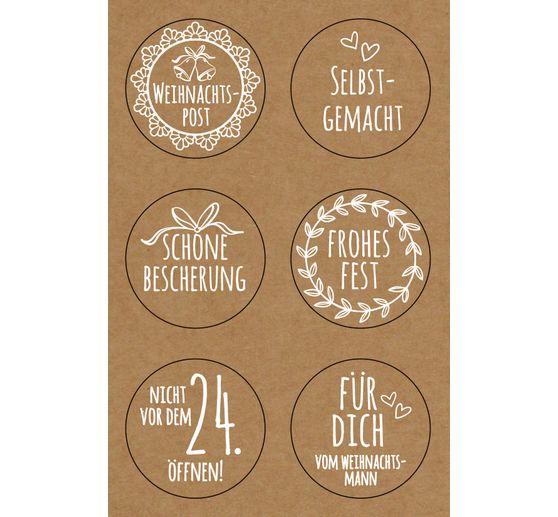 Sticker "Kerstmis post"