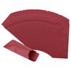 Papier-Minitas, 50 stuks Bordeaux