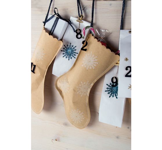 Papier-Kerstkousen