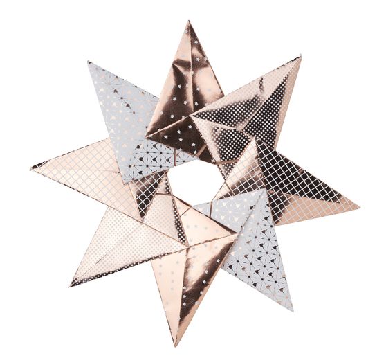 Folding paper "X-Mas Rosegold"