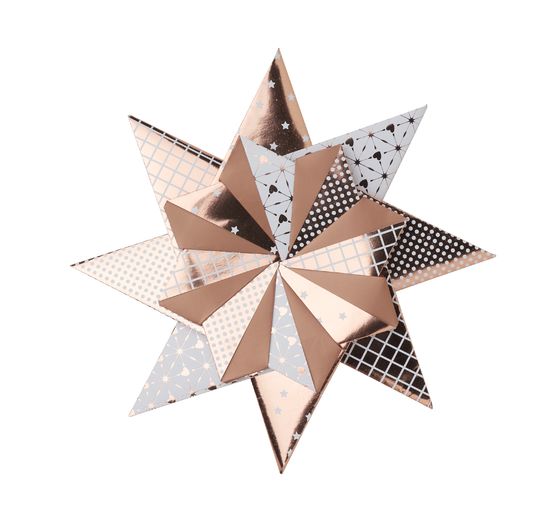 Folding paper "X-Mas Rosegold"