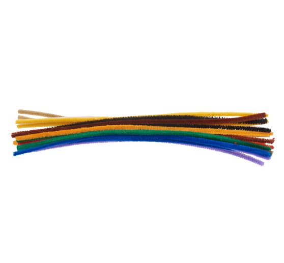 VBS Chenilledraad "Kleuren mix", 30 cm, set van 20