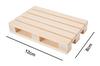Miniatuur houten pallet