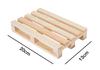 Miniatuur houten pallet