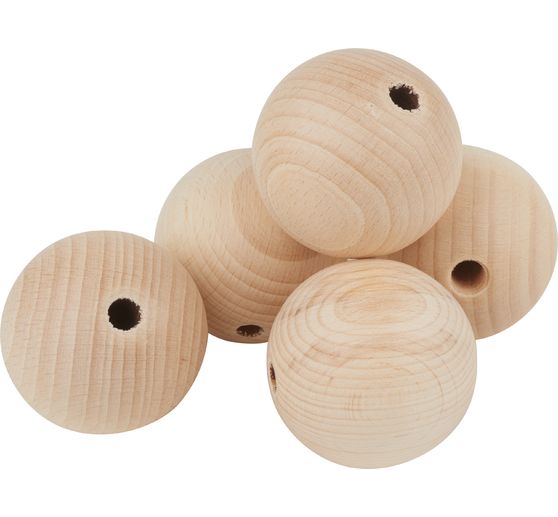 Perles en bois VBS « Ø 50 mm »