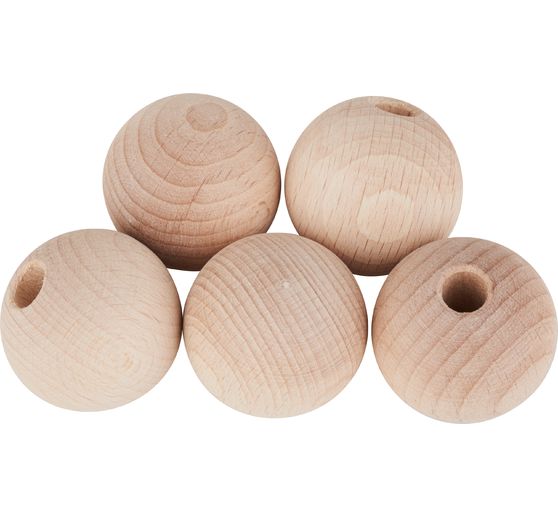 VBS Wooden balls half drilled "Ø 35 mm"