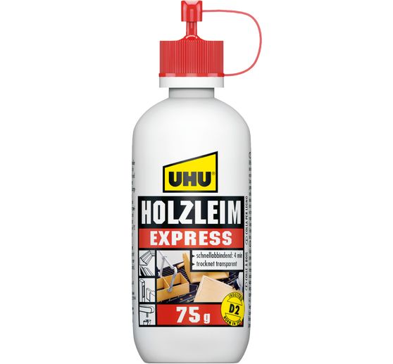 Colle à bois UHU Prise rapide, 75 g