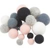 Viltballen, 25 stuks Pure Trend