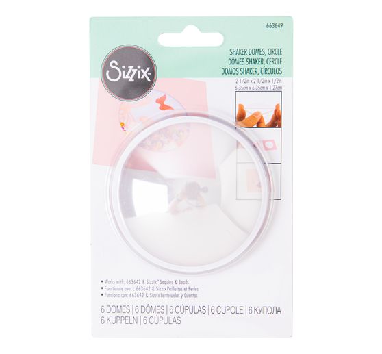 Shaker Domes Sizzix « Rond »