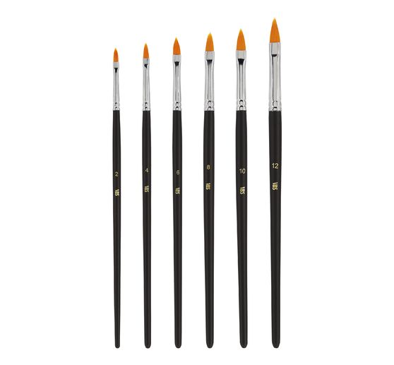 VBS Kattentong penseel "BASIC", set van 6