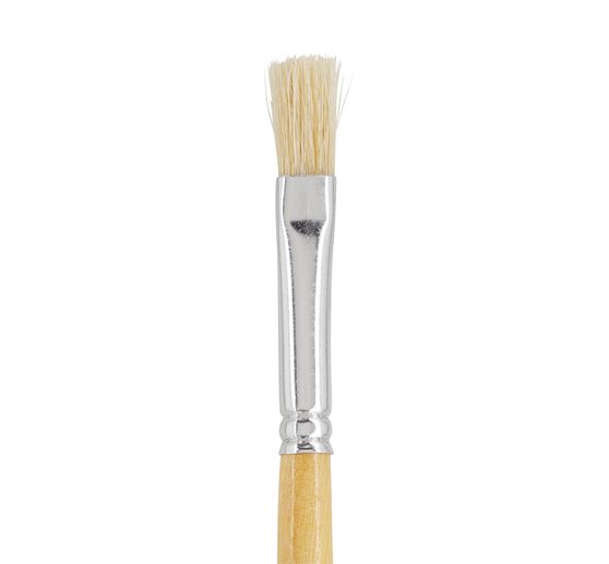 VBS Platte penseel "NATURE", set van 6