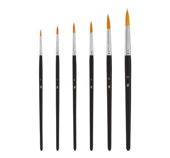 VBS Rond penseel "BASIC", set van 6