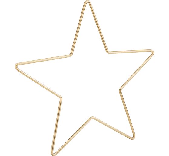 Anneau en métal « Étoile », Doré