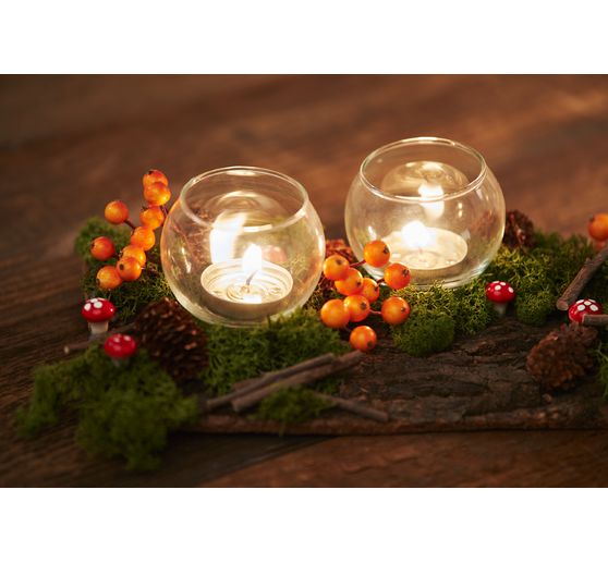 VBS Theelicht pot "Bowl", Ø 6,7 cm, 4 stuks