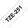 Brother P-touch schrijftape, 24 mm Zwart op wit