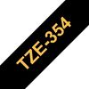 Brother P-touch schrijftape, 24 mm Goud op zwart
