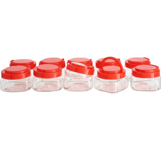 VBS Plastic doosjes met schroefdeksel, 150 ml, 10 stuks