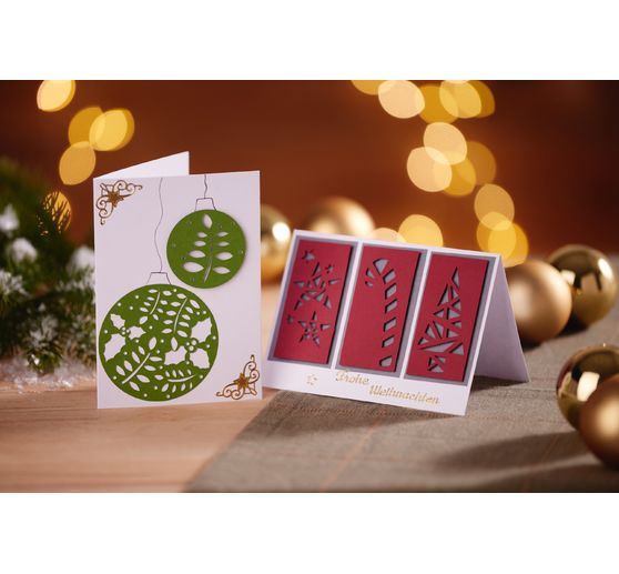 VBS Reliefsticker-Set "Frohe Weihnachten"