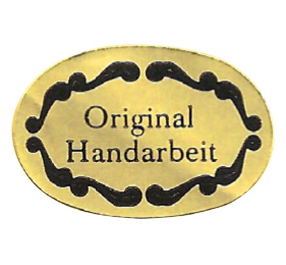 Etiquettes « Original Handarbeit », autocollantes, 24 pc.