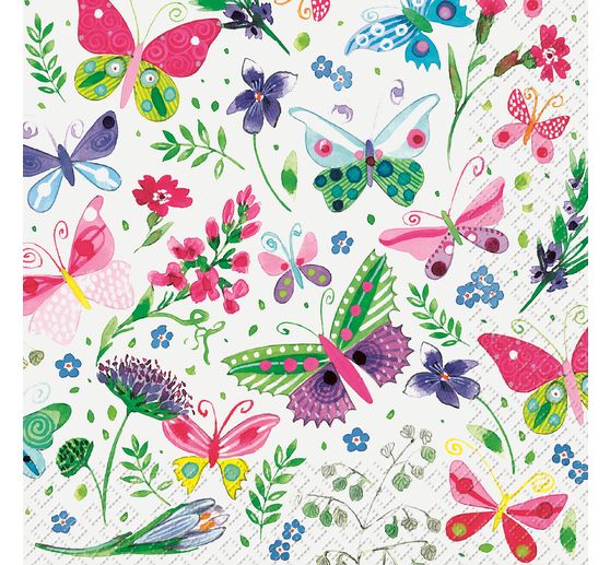 Serviette « My butterflies »