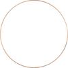 Metal ring "Circle", Gold color