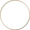 Metal ring "Circle", Gold color