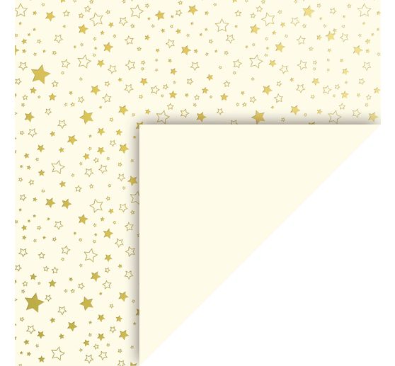 Motief karton "Golden Stars"