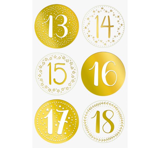 Adventskalender set "Gouden stippen"