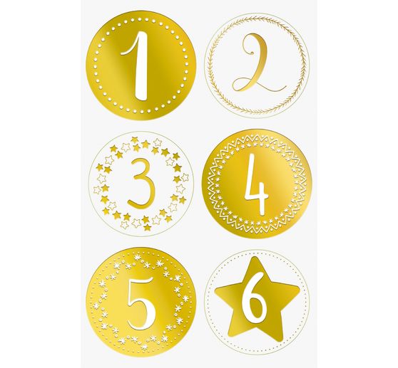 Adventskalender set "Gouden stippen"