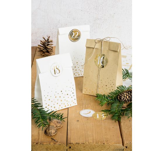 Adventskalender set "Gouden stippen"