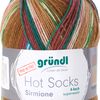 Laine Gründl Hot Socks « Sirmione » Espresso/Multicolor