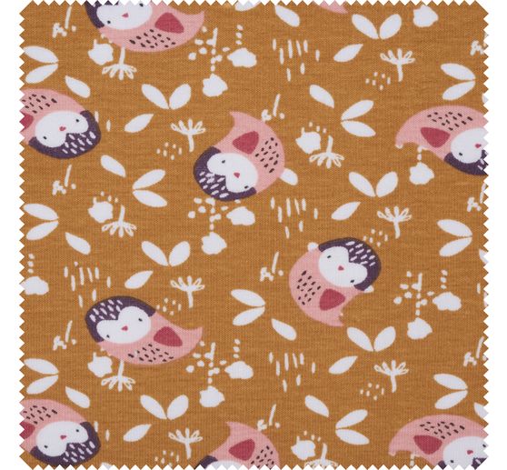Jersey stof "Uil Santal"