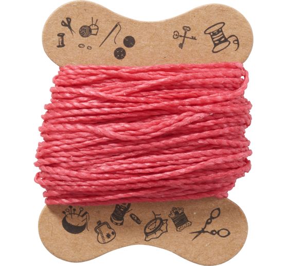 Micro macramé koord, gewaxt