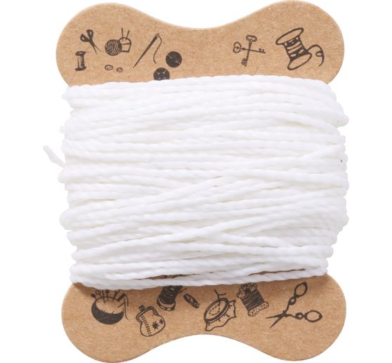 Micro macramé koord, gewaxt